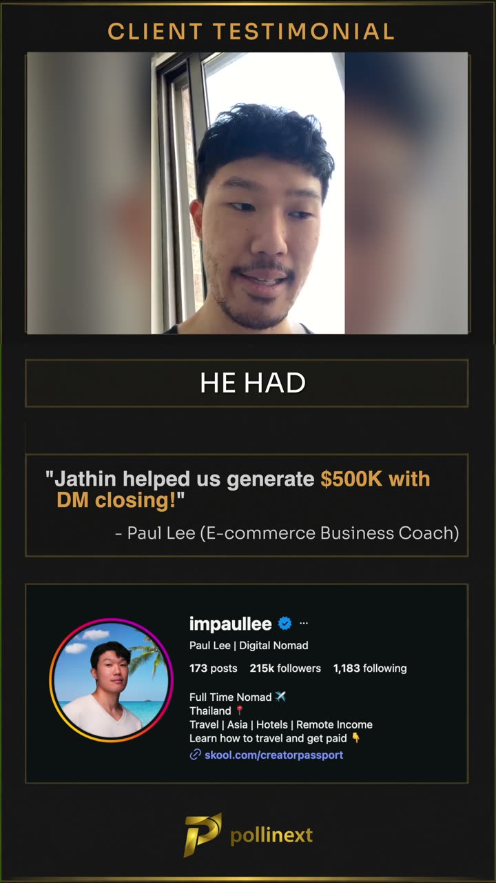 Paul Lee, 7-Figure E-commerce Coach